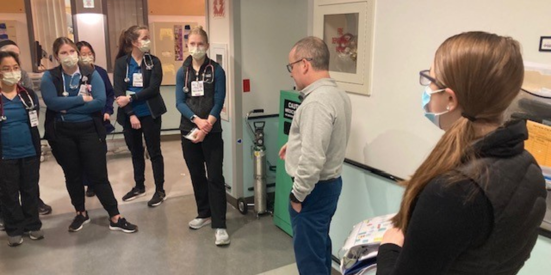 Steven Rogers, MD, and Kristen Volz-Spessard, MS teaches nurses