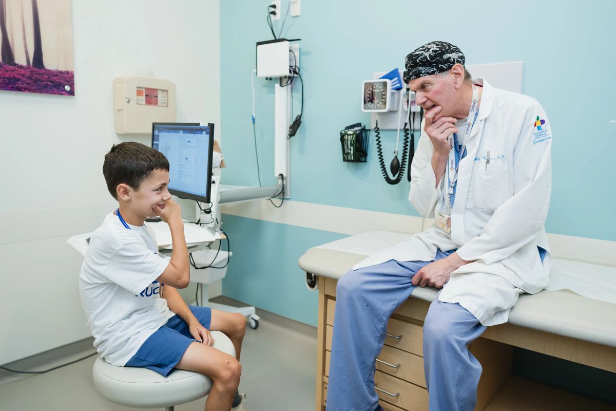 Jeffrey S. Hyams, MD and IBD patient