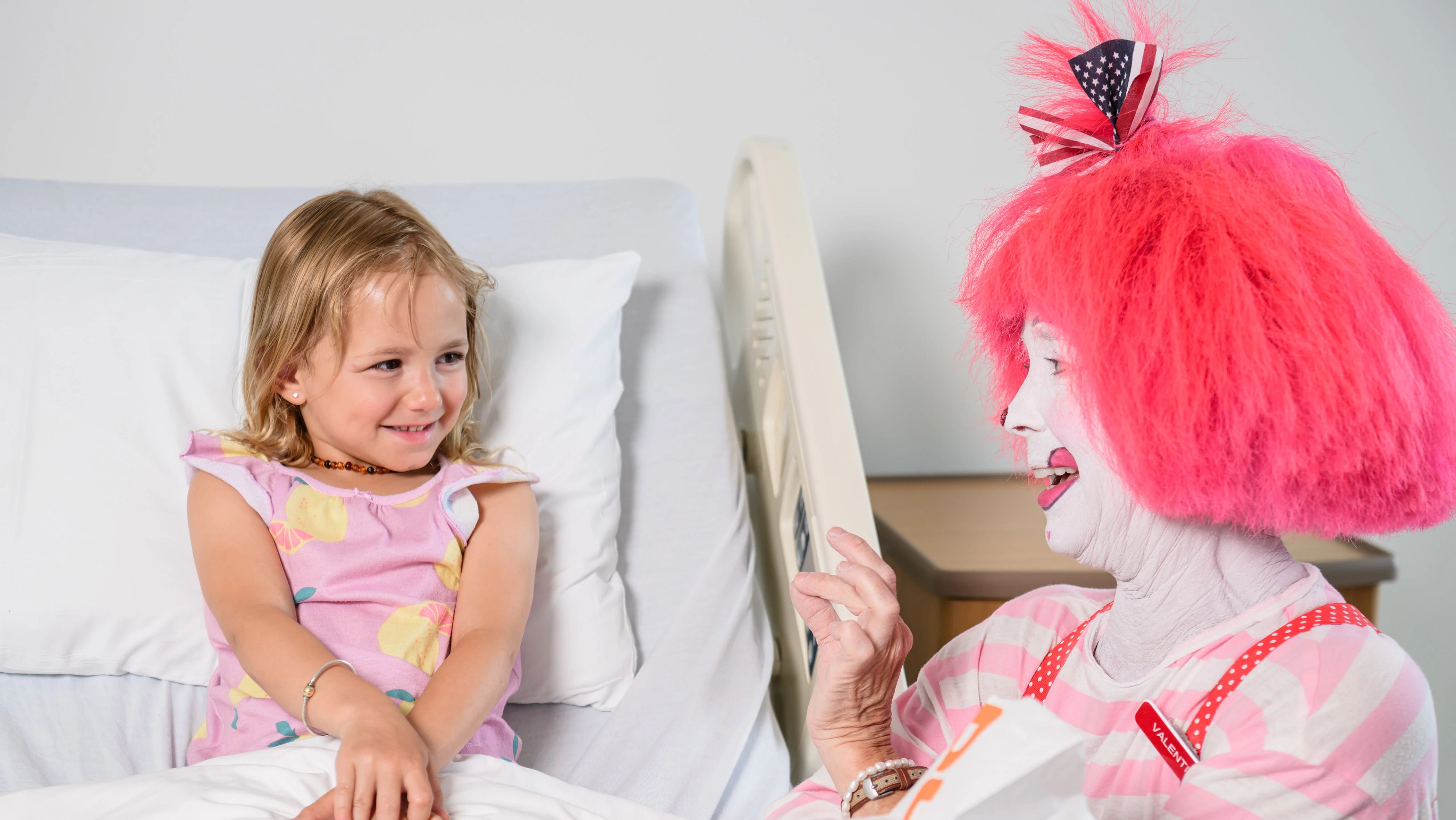 Valentine the Clown with Patient