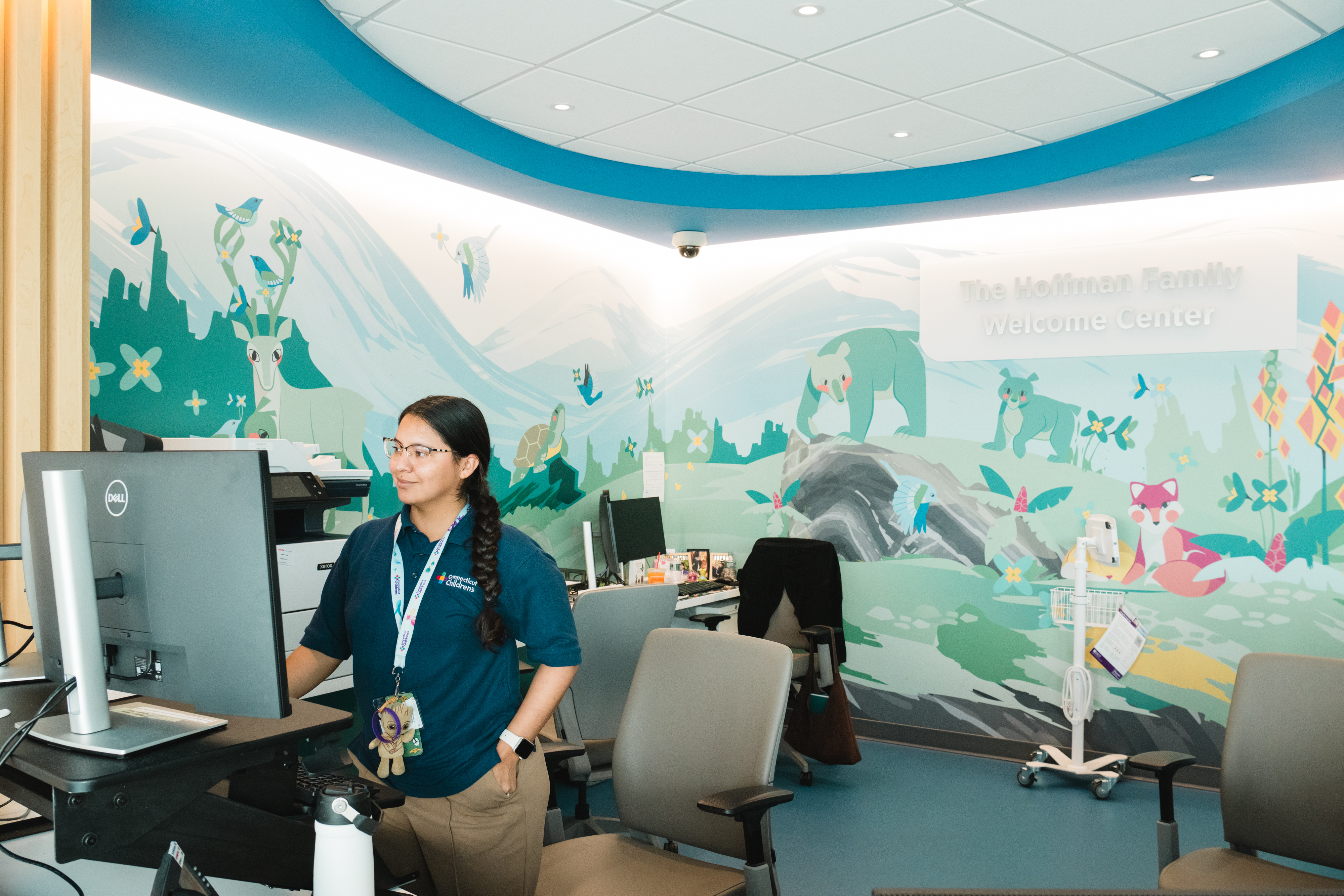 Our Visitor Access Associates staff two security stations in the Tower