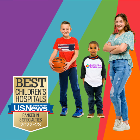 U.S. News & World Report has ranked Connecticut Children’s a top children’s hospital in the nation