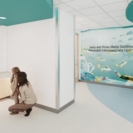 Jerry and Rose Marie DeSimone Neonatal Intensive Care Unit