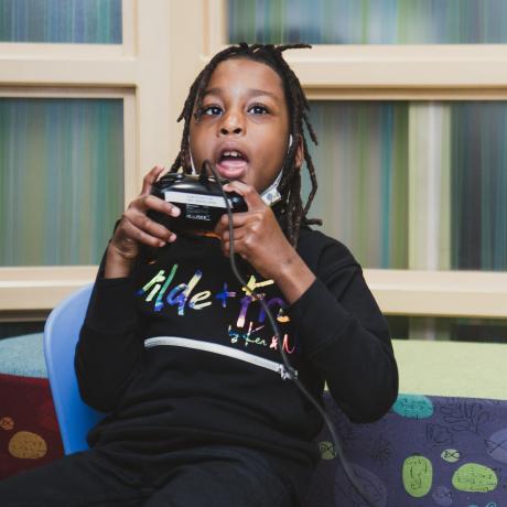 Kendrick enjoys taking a break for gaming.