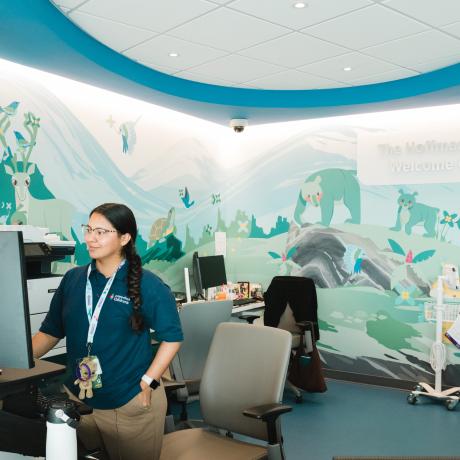 Our Visitor Access Associates staff two security stations in the Tower