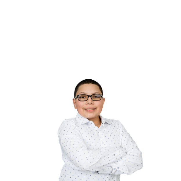 Elijah posing and smiling