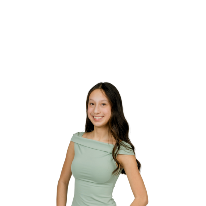 Jordyn smiling and posing