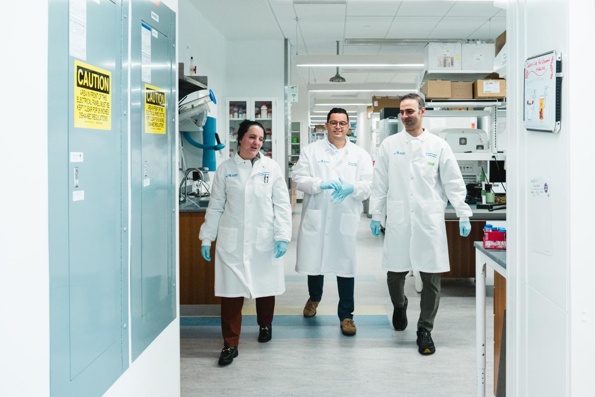 Group of researchers in the lab