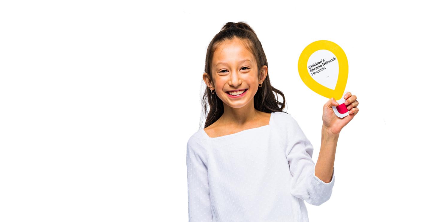 Your donation for a Miracle Balloon helps local kids, like Jordyn!