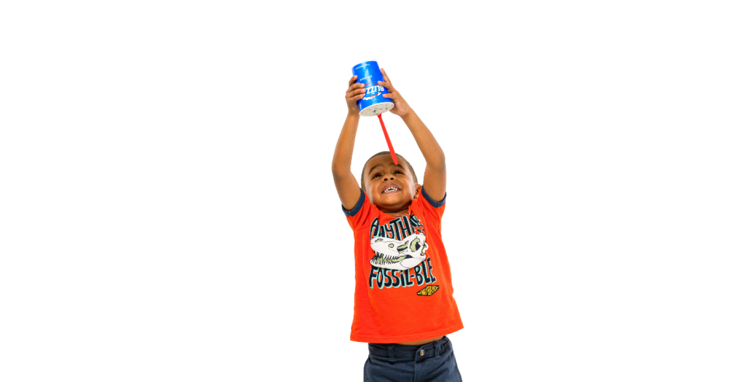 Lucas loves his DQ Blizzard Treat!